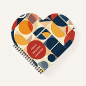 Modern Bauhaus Geometric Pattern Notizblock (Vorderseite)