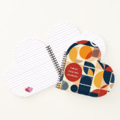 Modern Bauhaus Geometric Pattern Notizblock (Innenseite)