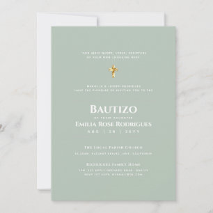 Modern BAUTIZO Bautismo BAPTISM Christening INVITE Einladung