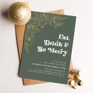 Modern Be frohe Weihnachten Party Einladung