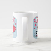 Modern be My Valentine Tasse für Paare (Rückseite)