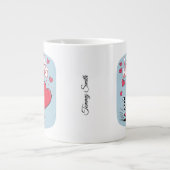 Modern be My Valentine Tasse für Paare (Vorderseite)