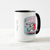 Modern be My Valentine Tasse für Paare (VorderseiteRechts)