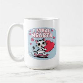 Modern be My Valentine Tasse für Paare