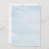 Modern Beach and Dunes Wedding Brunch Einladung (Rückseite)