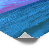 Modern Beach Art 5 Poster (Ecke)