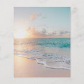 Modern Beach Business Rechnung (Rückseite)