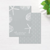 Modern Beach Theme Seashells Grau Earring Display (Schreibtisch)