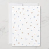 Modern Bear Birthday Time Capsule Message Card Dankeskarte (Rückseite)