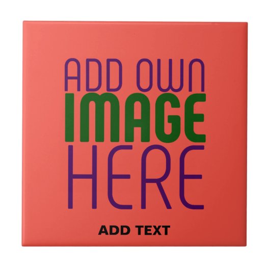 MODERN BEARBEITBARES ROT-ORANGE-BILD-TEXTVORLAGE FLIESE (Vorderseite)