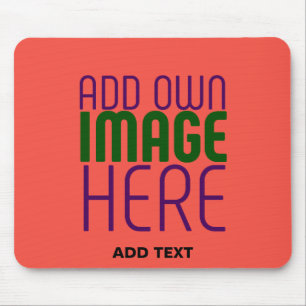 MODERN BEARBEITBARES ROT-ORANGE-BILD-TEXTVORLAGE MOUSEPAD