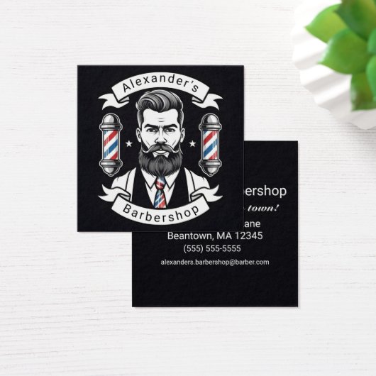 Modern Bearded Man (Schreibtisch)