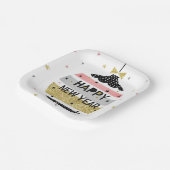 Modern Beautiful farbenfroh Neues Jahr Pappteller (Gewinkelt)