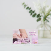 Modern Beauty Manicure Nails Nail Salon Manicurist Visitenkarte (Stehend Vorderseite)