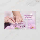 Modern Beauty Manicure Nails Nail Salon Manicurist Visitenkarte (Vorderseite)
