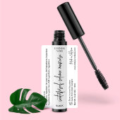 Modern Beauty Product Cosmetic Tube Mascara Label Etiketten