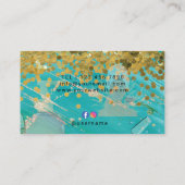 Modern Beauty Salon Moisturizer Day/Night Cream Visitenkarte (Rückseite)