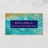 Modern Beauty Salon Moisturizer Day/Night Cream Visitenkarte (Vorderseite)