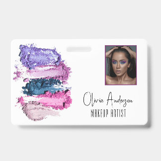 Modern Beauty Swatch Makeup Artist Picture ID Ausweis