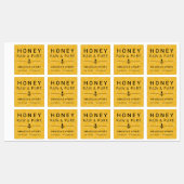 Modern Bee Icon Honey Apiary Etiketten (Blatt)