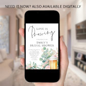 Modern Beer Love is Brewing Bridal Shower Einladung