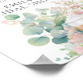 Modern Beer Love is Brewing Welcome Bridal Shower Poster (Ecke)