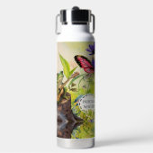 Modern bemalt gefrorener Wasserfarbenfrosch mit Gi Trinkflasche (Vorderseite)
