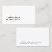 MODERN BERUFLICH Nr. 2 Visitenkarte (Vorne/Hinten)