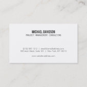 MODERN BERUFLICH Nr. 6 Visitenkarte (Rückseite)