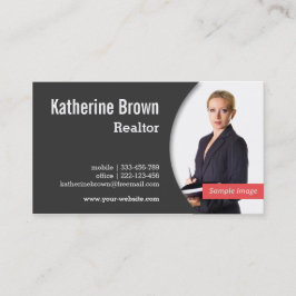 Modern, beruflich, Realtor, wirkliches Anwesen, Visitenkarte