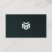 Modern berufliches Business Cards Logo Visitenkarte (Rückseite)