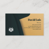 Modern berufliches Business Cards Logo Visitenkarte (Vorderseite)