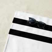 Modern Berufliches Business Logo Streifen weiß Strandtuch (Beispiel)