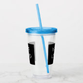 Modern Berufliches Firmenlogo Acryltrinkbecher (Links)