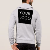 Modern Berufliches Firmenlogo Hoodie (Rückseite)