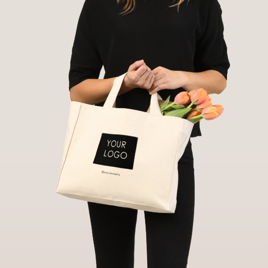 Modern Berufliches Firmenlogo Mini Stoffbeutel (Vorderseite (Produkt))