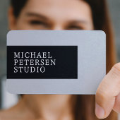 Modern berufliches Firmenlogo QR Visitenkarte