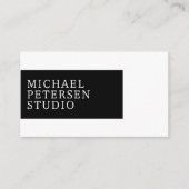 Modern berufliches Firmenlogo QR Visitenkarte (Vorderseite)