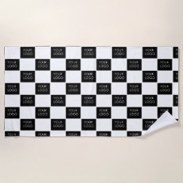 Modern Berufliches Firmenlogo Strandtuch