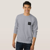Modern Berufliches Firmenlogo Sweatshirt (Vorne ganz)