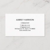 Modern Berufliches Logo-Design Terminkarte (Rückseite)