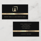 Modern berufliches Pen-Logo  Visitenkarte (Vorne/Hinten)