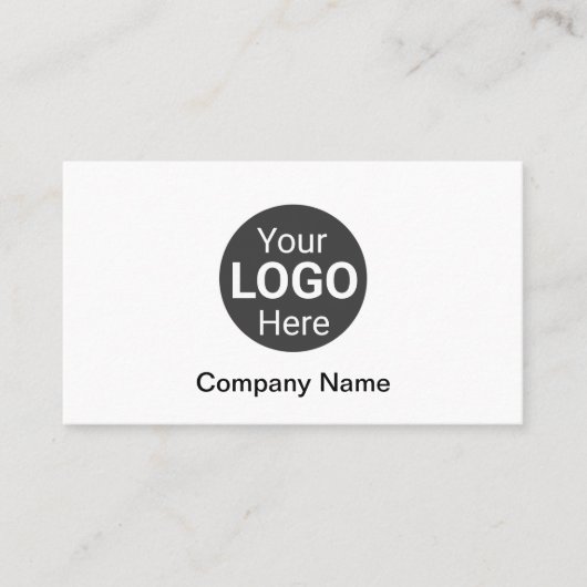 Modern berufliches personalisiertes Logo, Namensad Visitenkarte (Vorderseite)