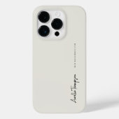 Modern Best Bridesmaid Bridal Natural White Case-Mate iPhone Hülle (Rückseite)