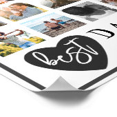 Modern Best Daddy 16 Foto Poster (Ecke)