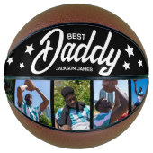 Modern Best Daddy 5 Foto Basketball (Vorderseite)