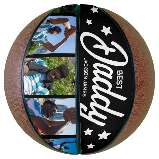 Modern Best Daddy 5 Foto Basketball (Vertikal)