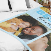 Modern Best Ever Bonus Vater | Foto Collage Fleece