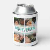 Modern Best Ever Bonus Vater | FotoCollage Dosenkühler (Kanne Vorderseite)