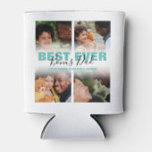 Modern Best Ever Bonus Vater | FotoCollage Dosenkühler (Vorderseite)